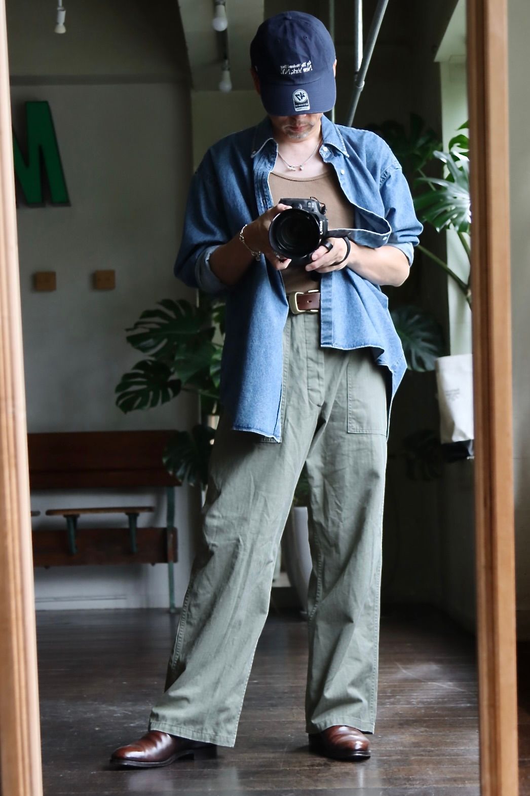 CIOTA 22AW ヘリンボンベイカーパンツスタイル.2022.9.2. | 2730 | MARK