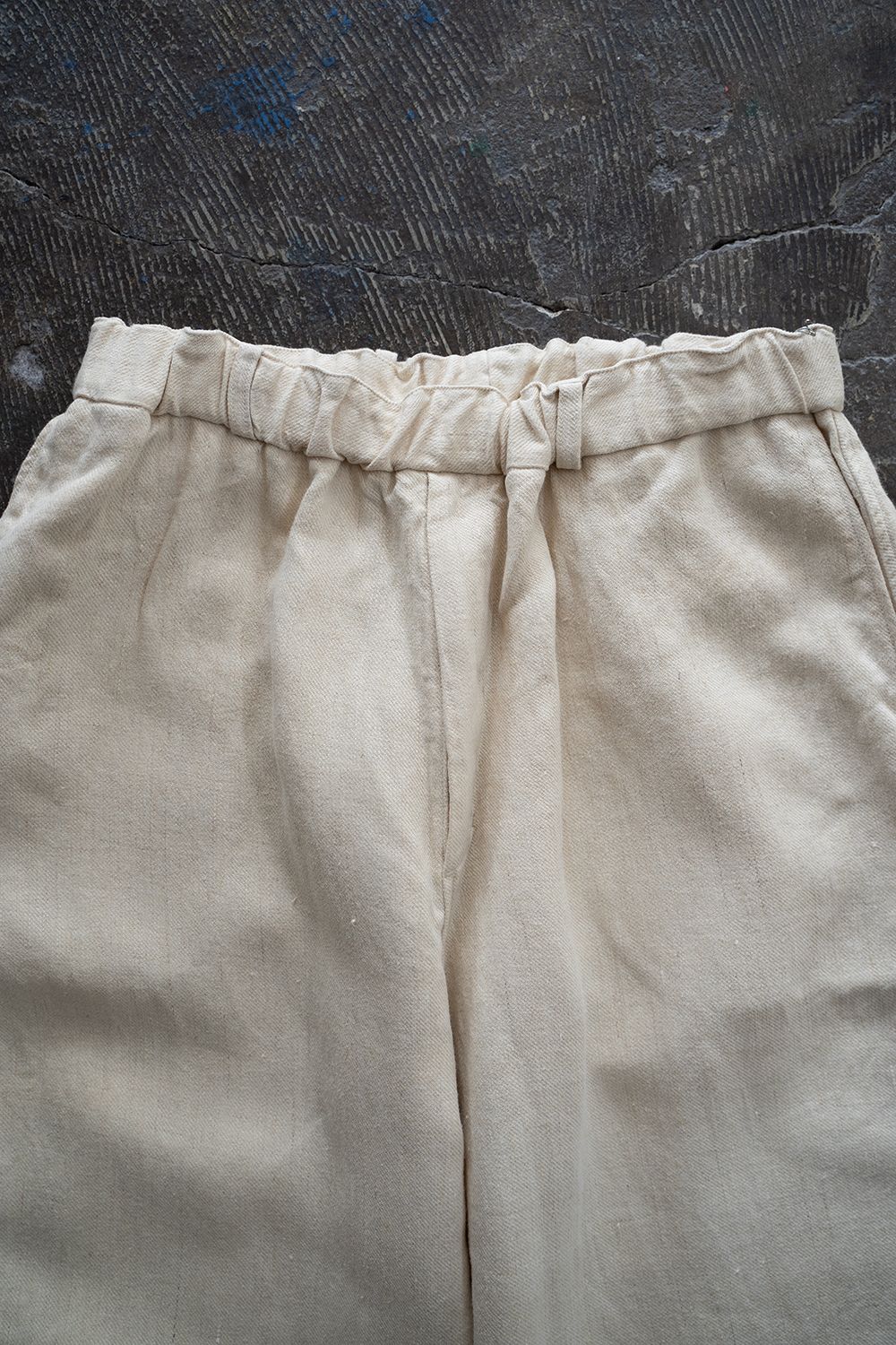 MITTAN - 【ラスト1点】綾織大麻ワイドパンツ(生成) | Salty