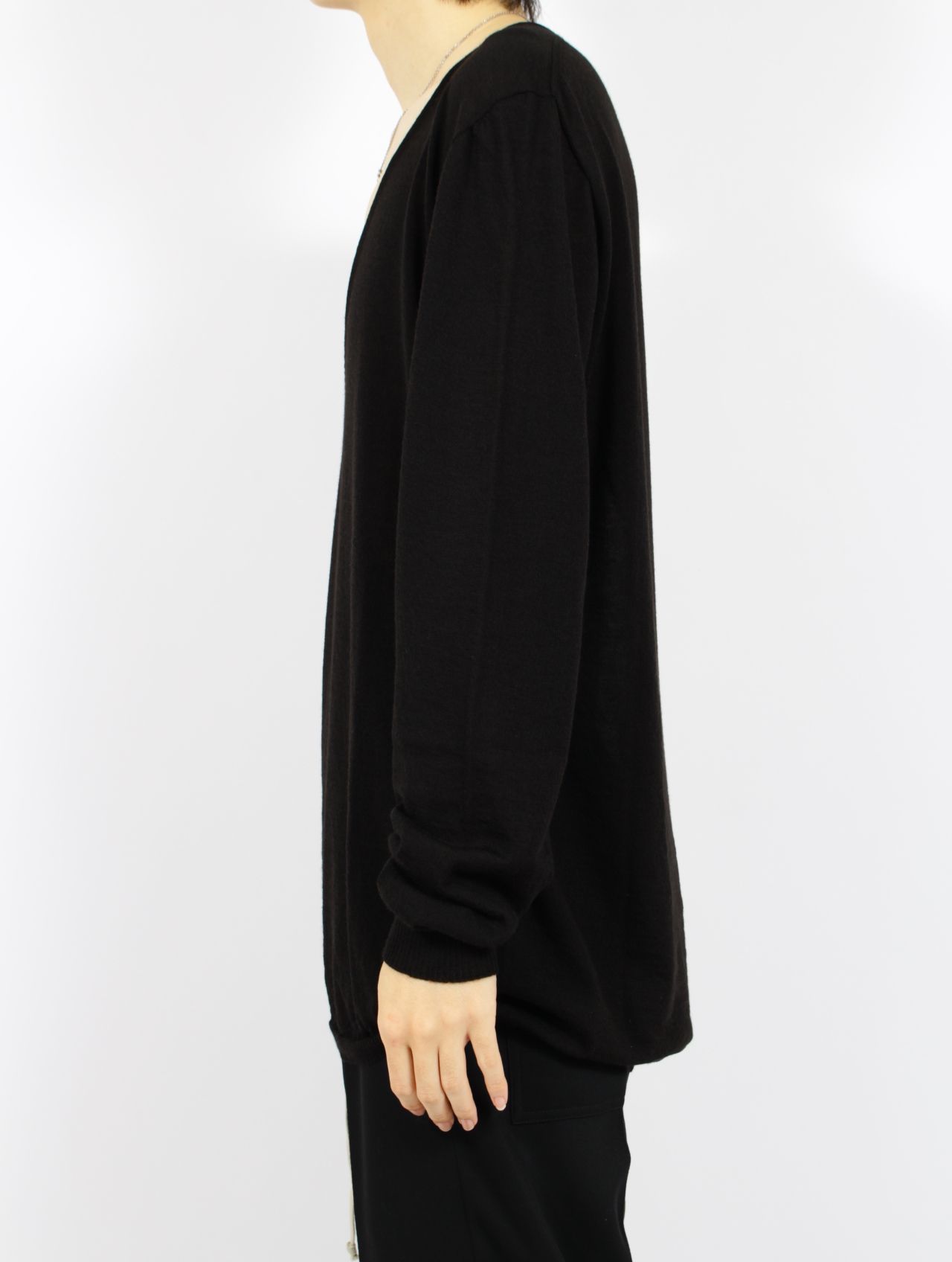 RICK OWENS - 【26SS】オーバーサイズ エクストリーム Vネック ニット