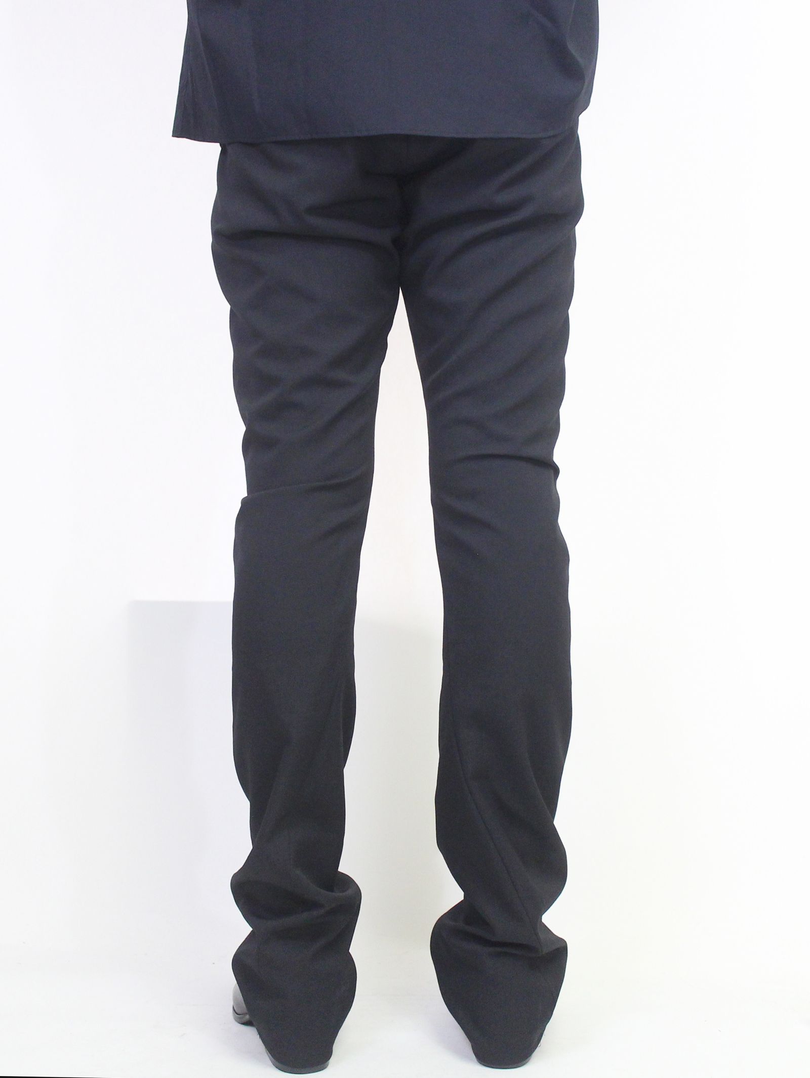 sulvam - ウールギャバジン ブーツカットパンツ スラックス