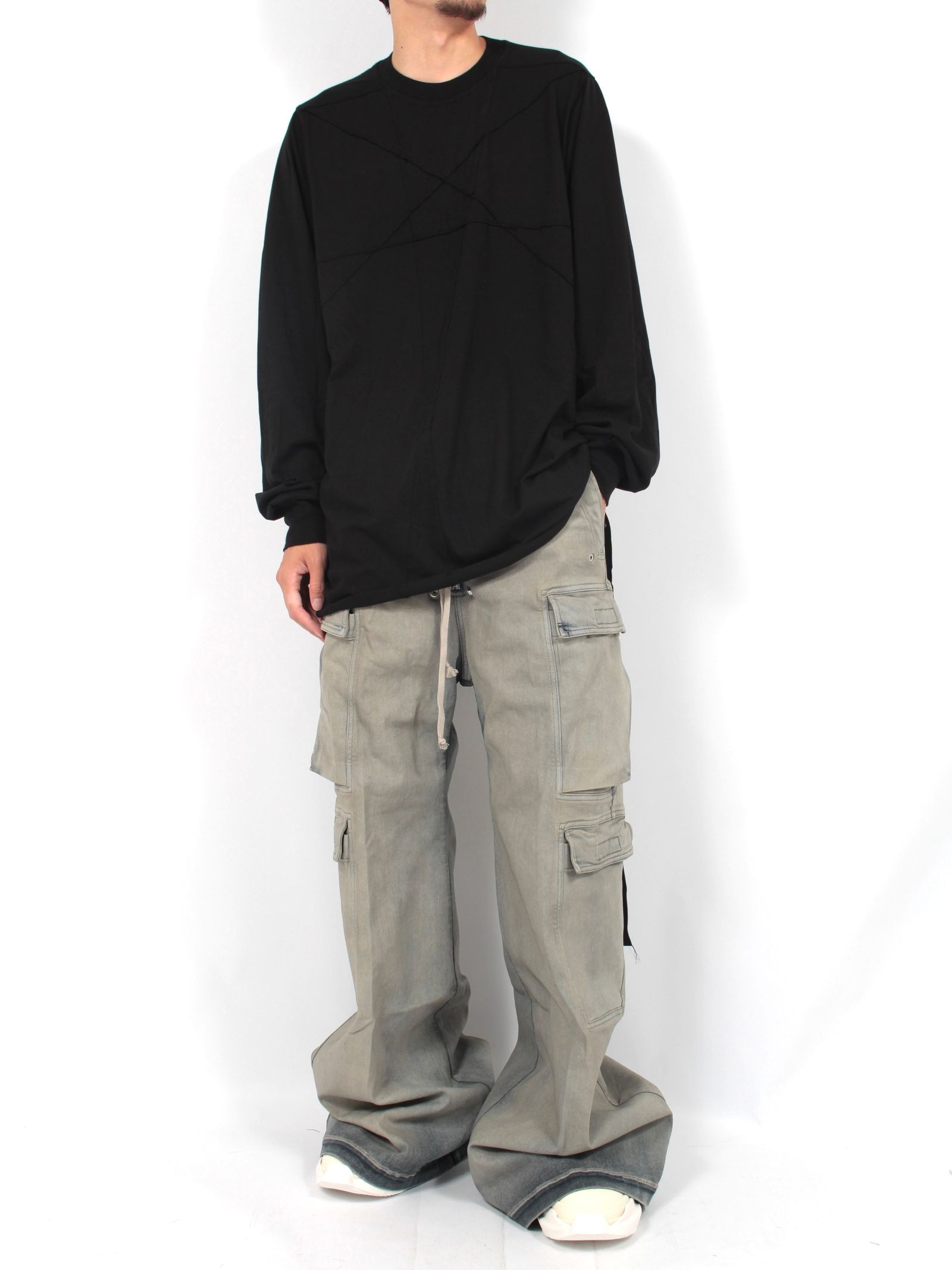 RICK OWENS DRKSHDW - 【24AW】ダブルカーゴ ジャンボベラ パンツ