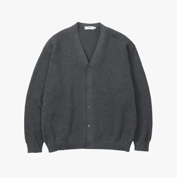 Graphpaper - High Density Cardigan / GRAY | Stripe Online Store