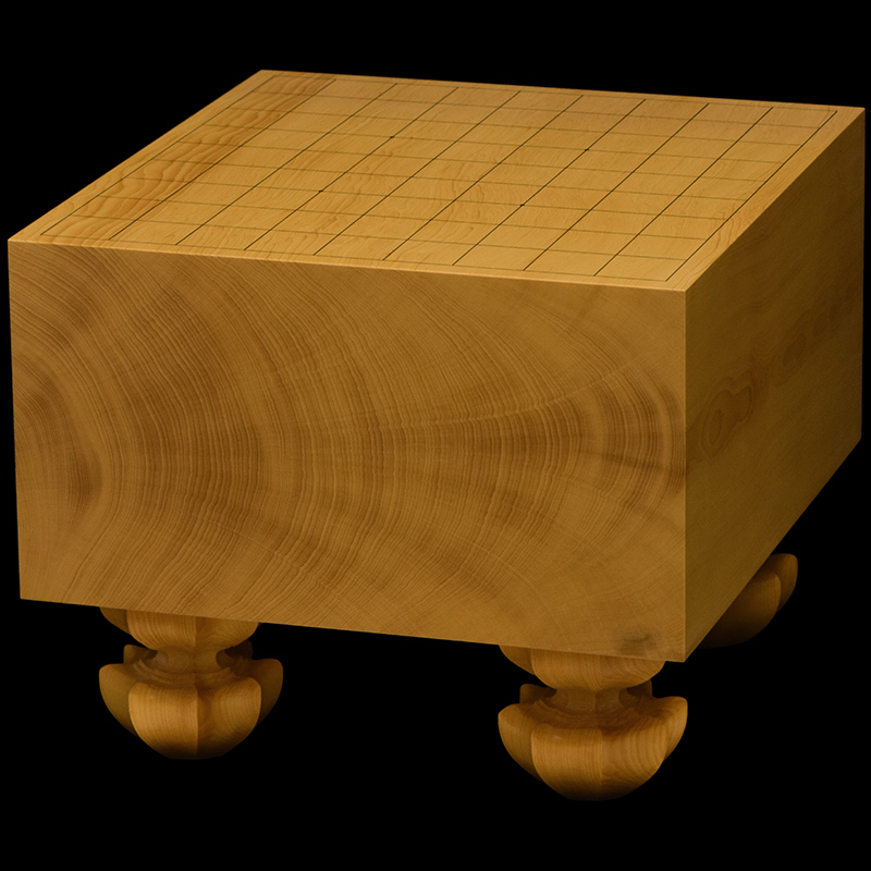 本榧足付将棋盤 6寸（天地柾） sa60037 | 前川榧碁盤店