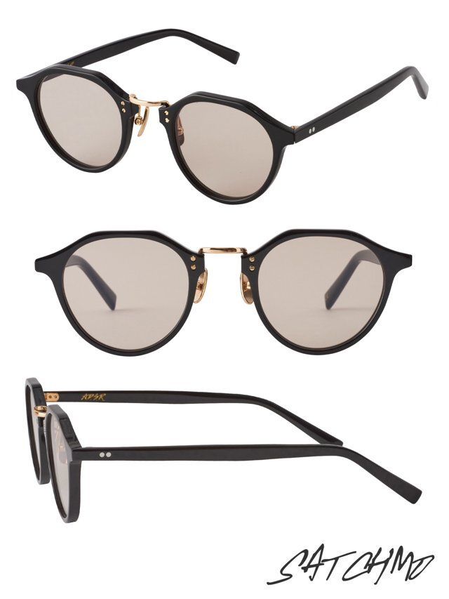 A.D.S.R. SATCHMO 01g SHINY BLACK/GOLD (Lt.BROWN) 公式通販octavia