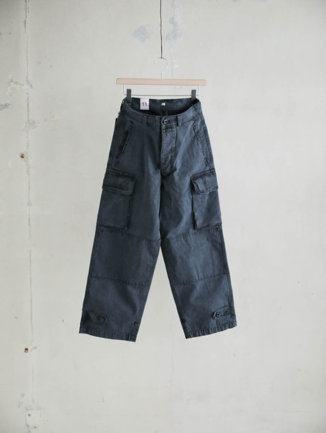 OUTIL ウティ｜pantalon blesle（charcoal gray）フレンチワーク綿麻