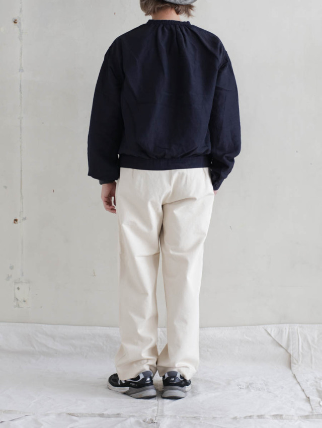 OUTIL ウティ｜veste bayeux シャツブルゾン black indigo