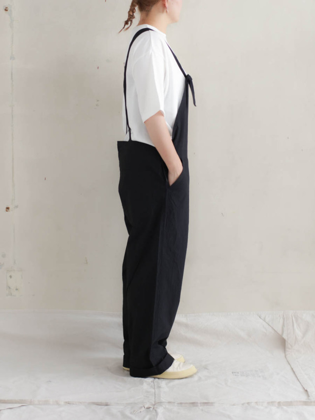 Veritecoeur ヴェリテクール｜オーバーオール BLACK