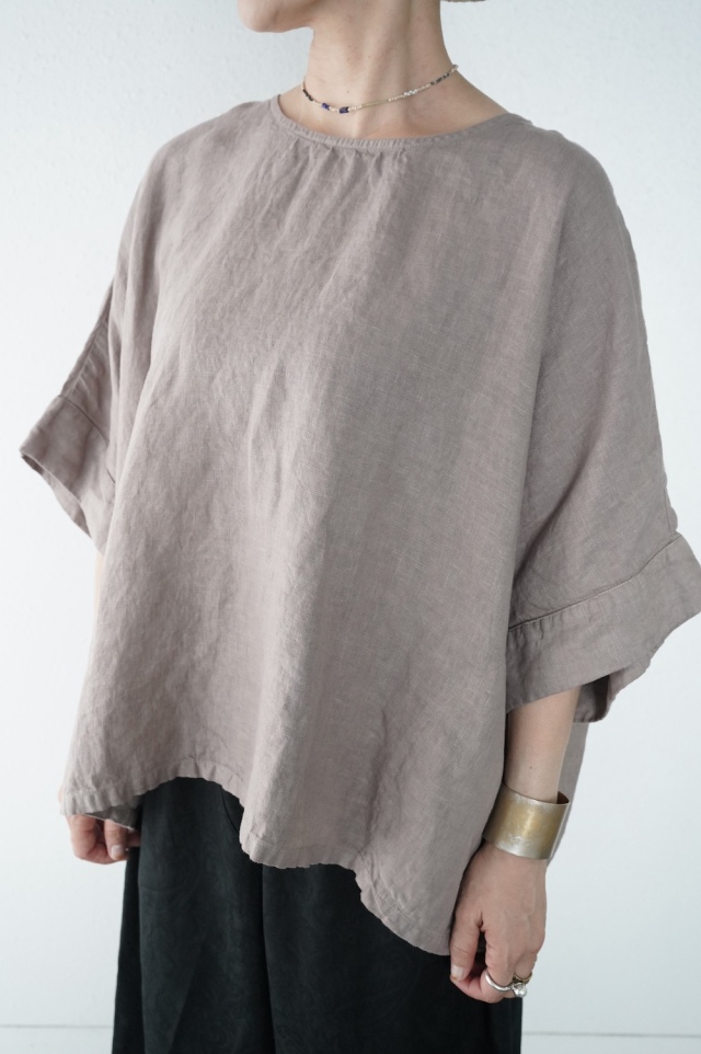 Honnete 姉妹伴2025 Irish Linen New crew neck Tee annabelle