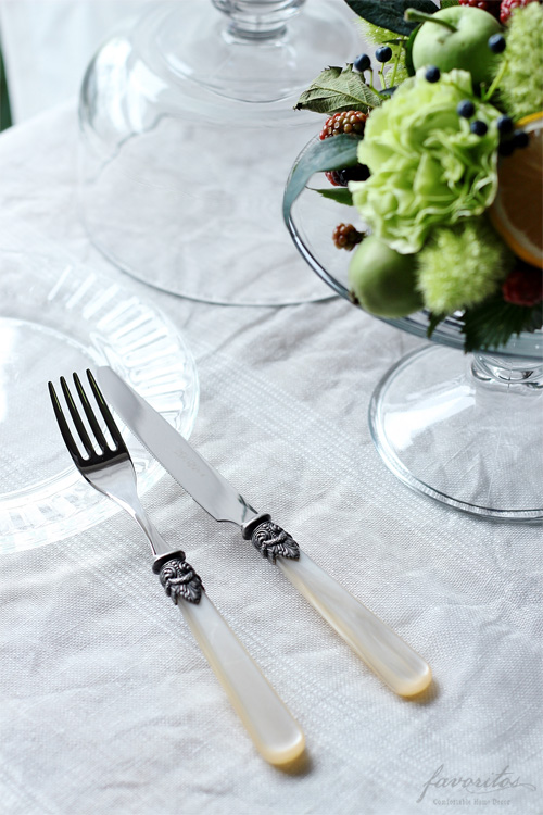 EME（エメ）｜NAPOLEON デザートナイフ / デザートフォーク パール