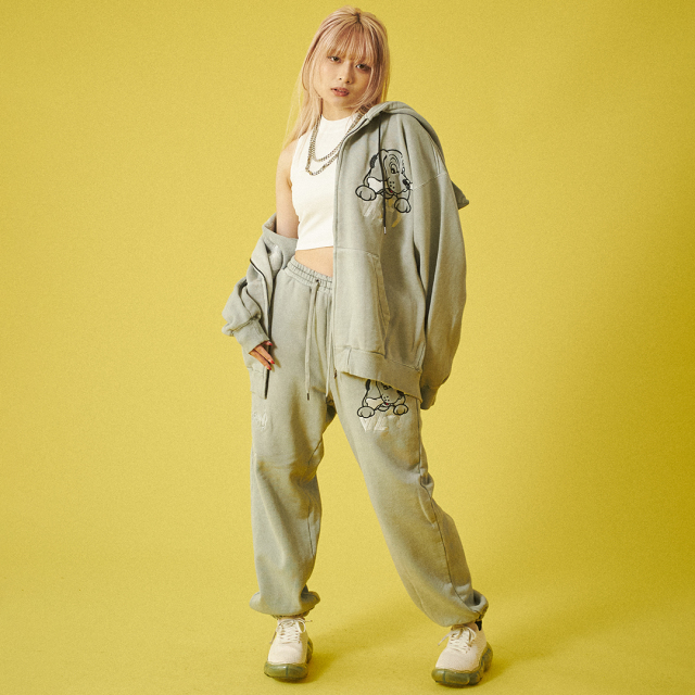 GALFY / 染め染めデスメタルにゃんにゃんパーカー