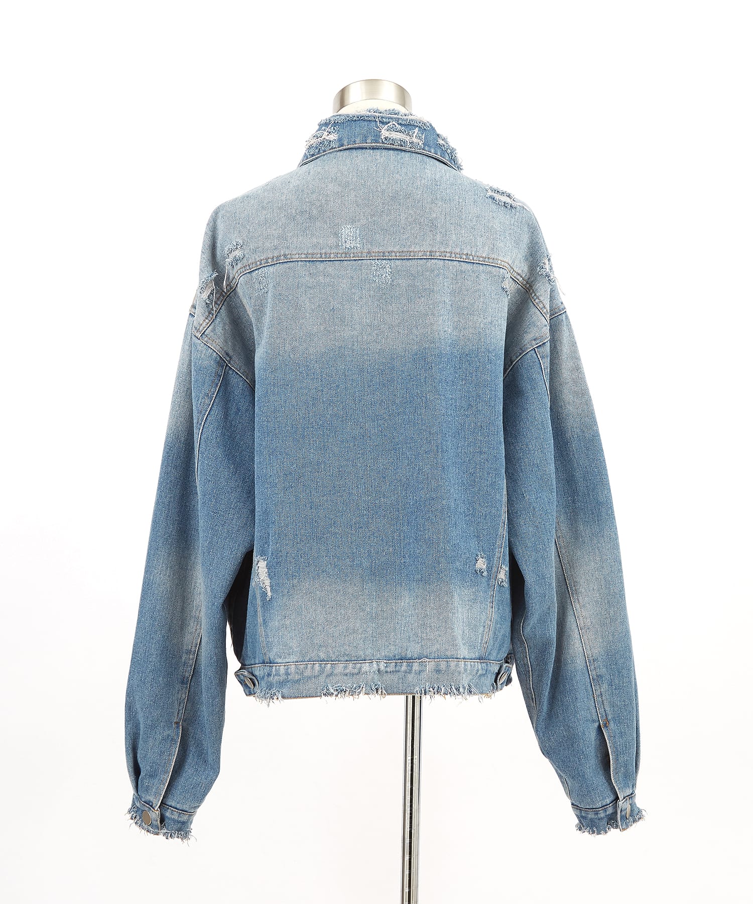 オーバーサイズハードダメージデニムジャケット / Gジャン メンズ