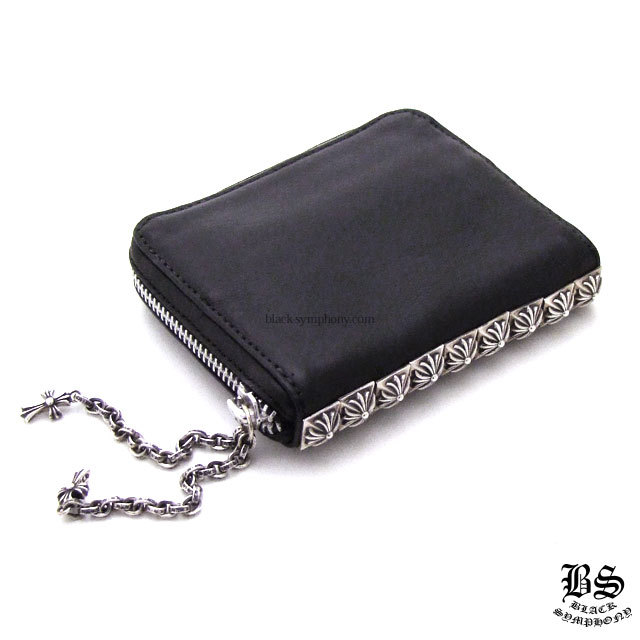 クロムハーツ3サイドジップウォレットブラックレザー|クロムハーツ通販