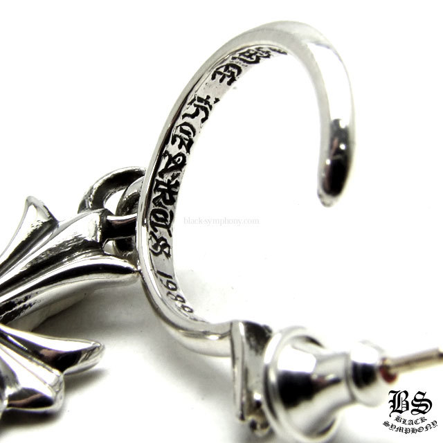 クロムハーツタイニーCHクロスフープイヤリング(ピアス)|クロムハーツ