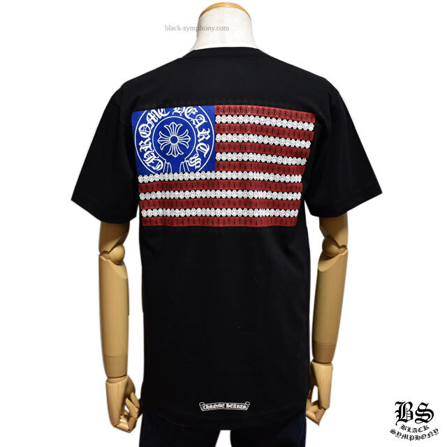 クロムハーツTシャツスターズ＆ストライプスブラック|クロムハーツ通販