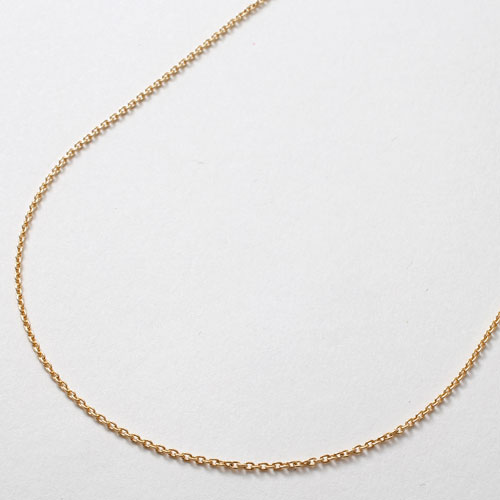 シアーズ] アジャスター スライド ネックレス あずき 18金 ゴールド