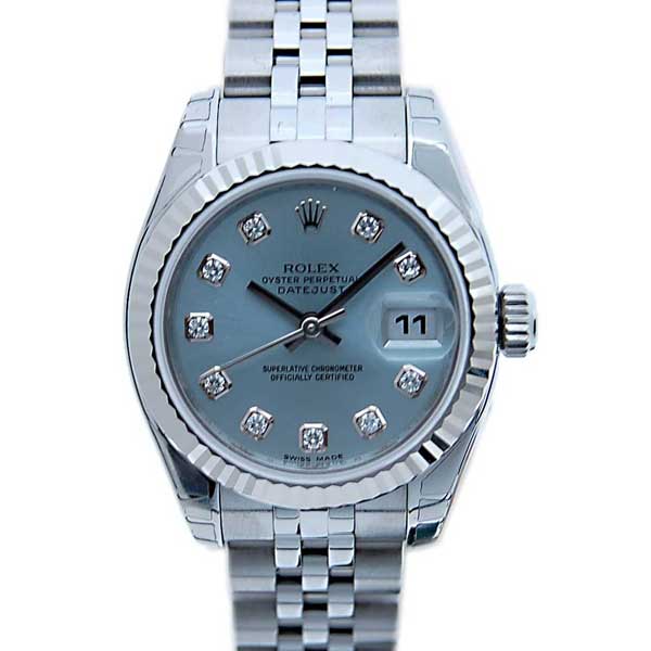 ロレックス ROLEX デイトジャスト Ref.179174G レディース アイス