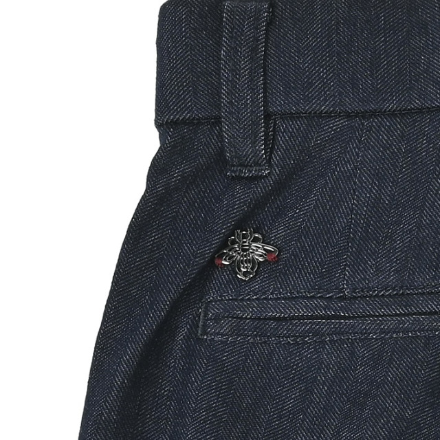 会員限定SALE]秋冬 デニムライク インレーカルゼ パンツ ジャージ