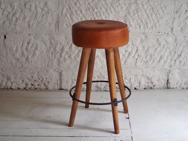 SF LEATHER HIGH STOOL SFレザーハイスツール LIFE FURNITURE ライフ