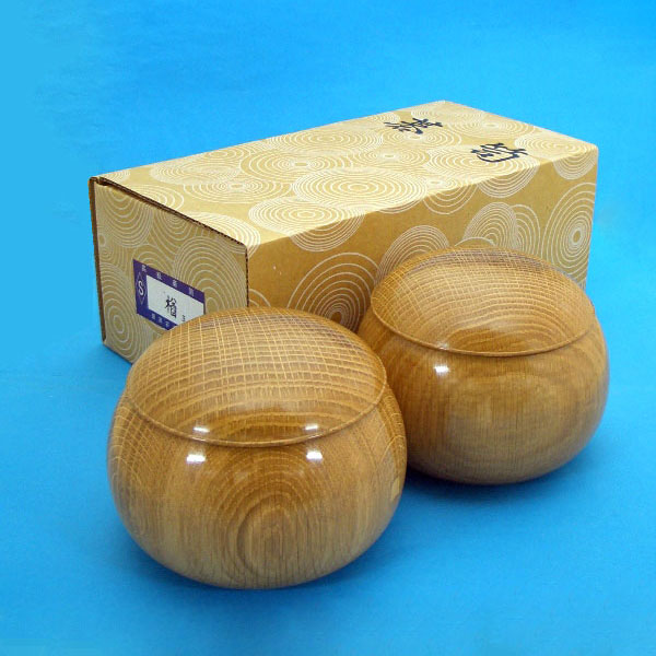 新榧 天地柾 碁盤 蛤碁石36号 碁笥セット 高級品 桐箱 碁盤へそ