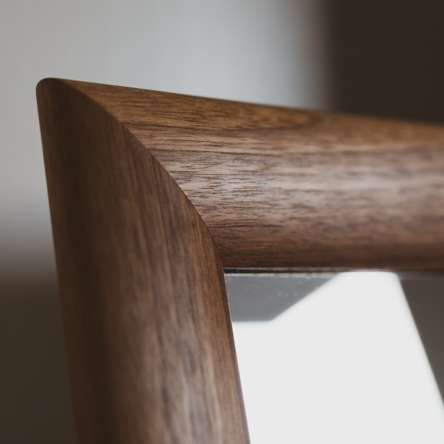 SENNOKI SOL ソル 59x161cm ウォールナット材 姿見 壁掛けミラー 全身鏡