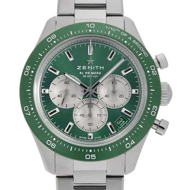 03.3108.3600/57.M3100 グリーン ZENITH（ゼニス）クロノマスター