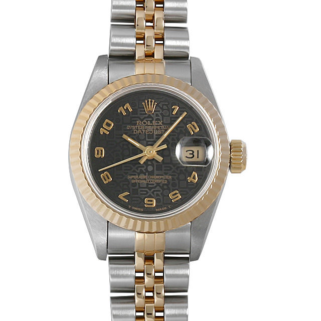 69173 ROLEX（ロレックス） デイトジャスト ブラック彫り