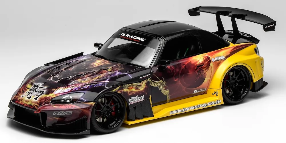 予約] モーターヘリックス 1/18 ホンダ S2000 J's Racing 魔王 2013