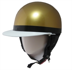 ZK-180 コルク半風半帽（ゴールド）特別塗装色 耳当て脱着可 SG公認