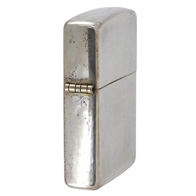 絶版/ヴィンテージ Zippo ジッポー 中古 2002年製造純銀 スターリング