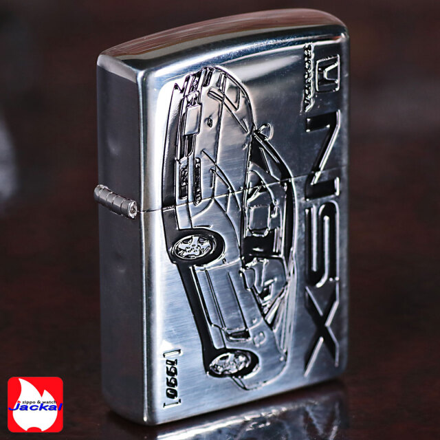 zippo(ジッポーライター)Hondaシリーズ ホンダ NSX 1990 銀イブシ