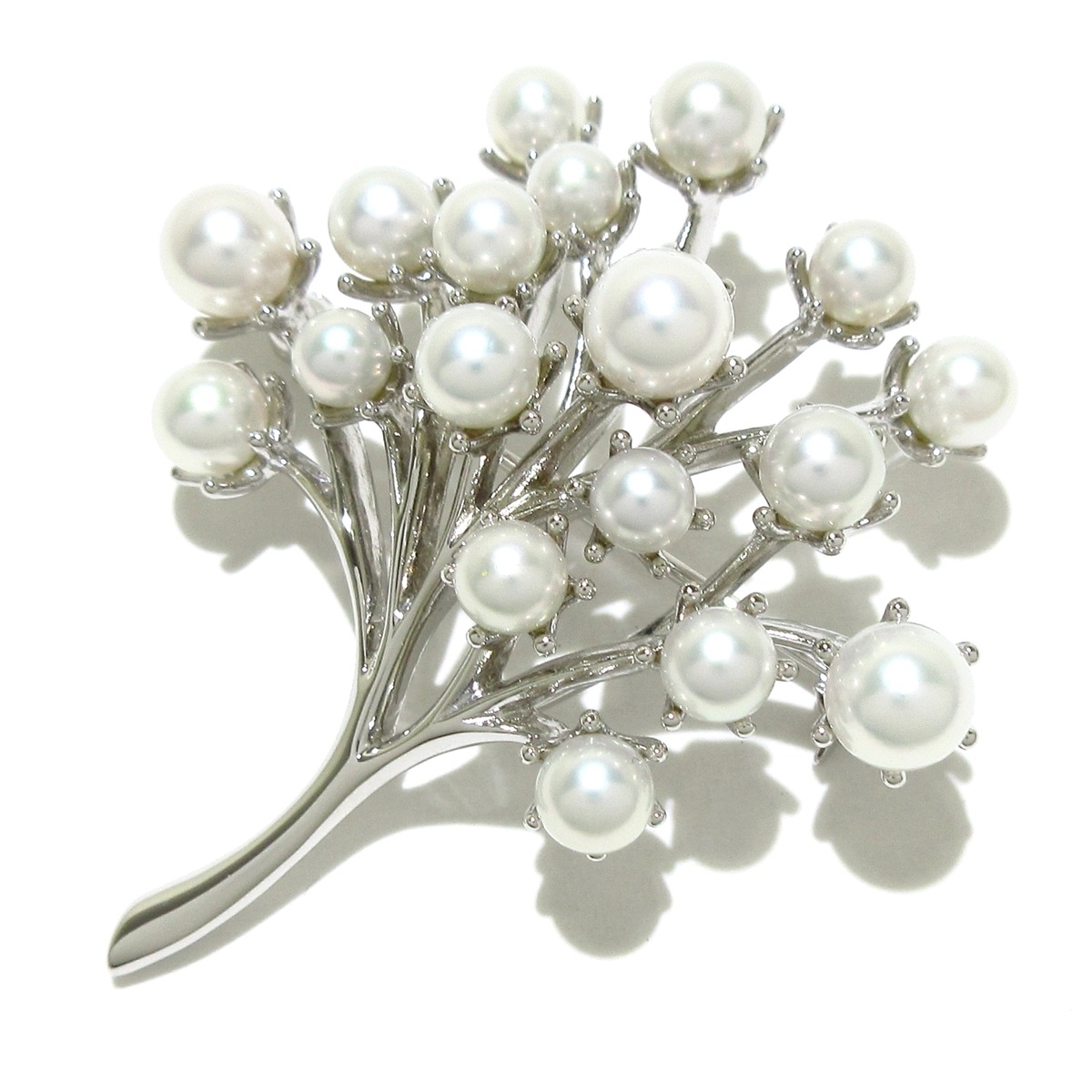 ミキモト/ブローチ/シルバー×アイボリーの買取実績【ブランディア】