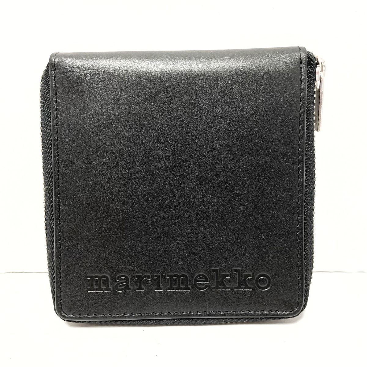 マリメッコ/2つ折り財布/黒の買取実績【ブランディア】
