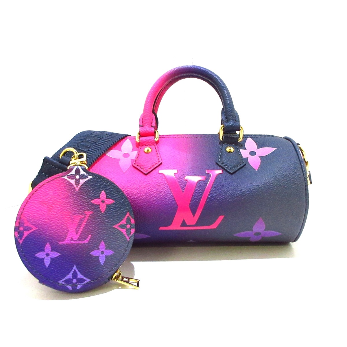 ルイヴィトン/ハンドバッグ/パピヨンBB/ミッドナイトフューシャ