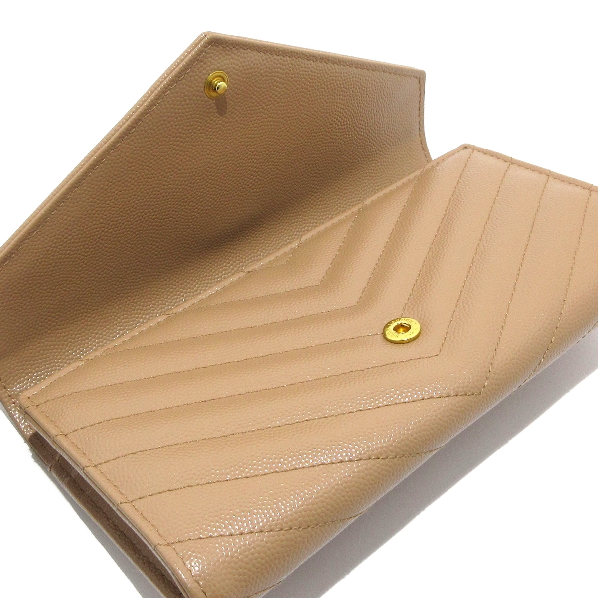 サンローランパリ/長財布/モノグラム ラージフラップ ウォレット