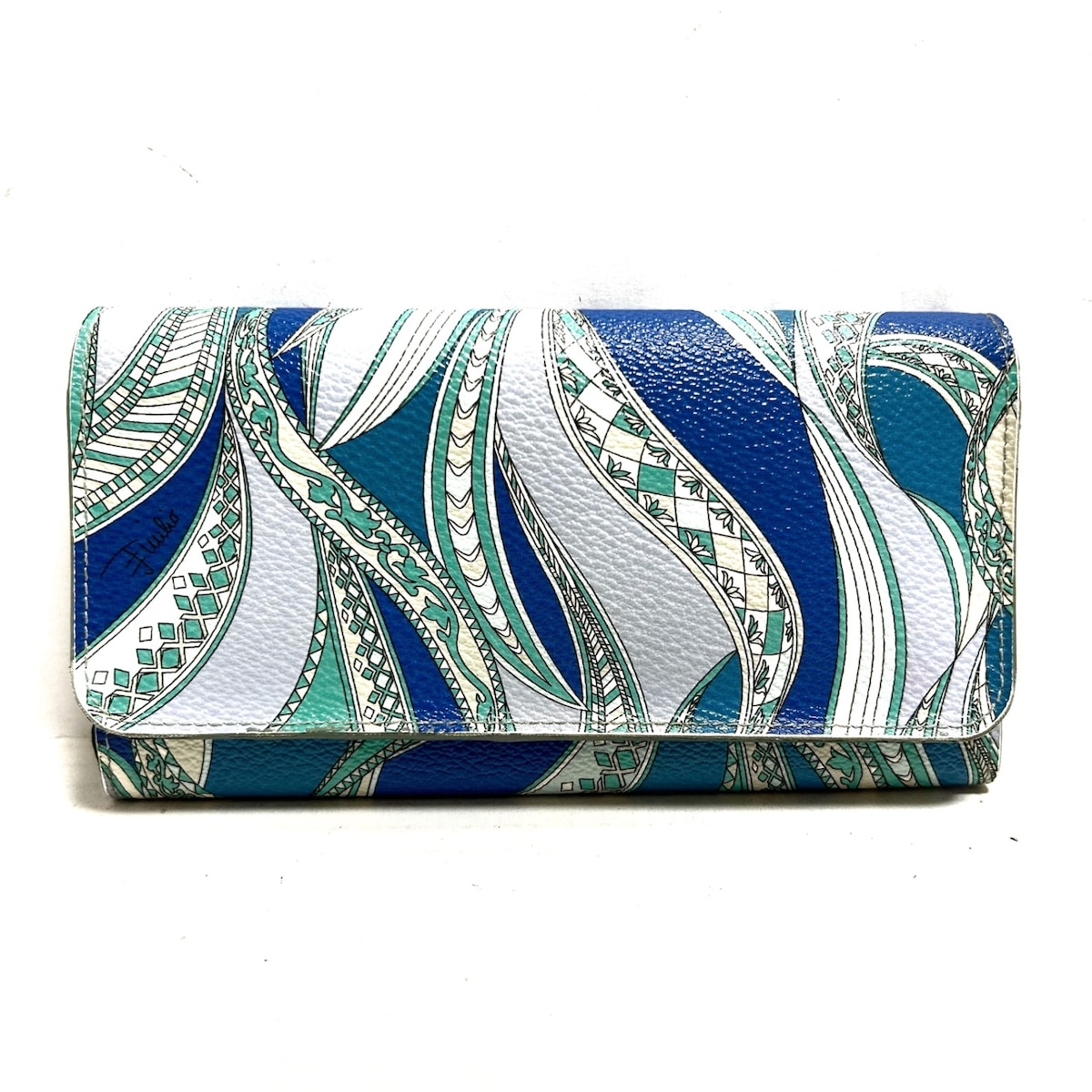 エミリオプッチ/長財布/ブルー×グレー×マルチの買取実績【ブランディア】