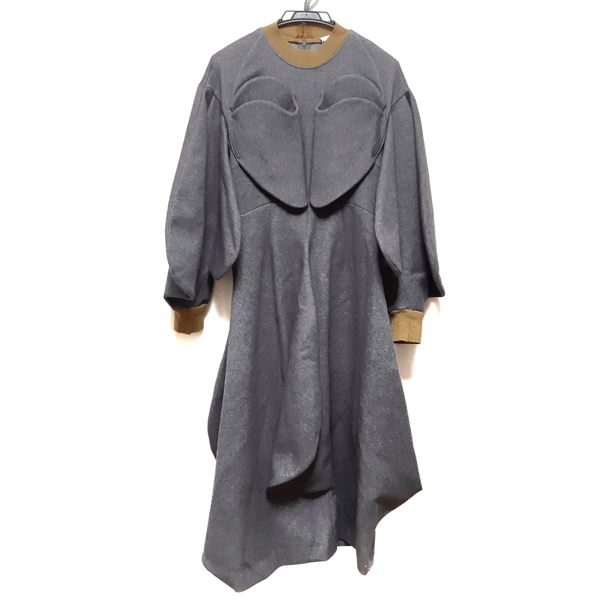 エンフォルド/ワンピース/チャコールグレー(グレー×ライトブラウン