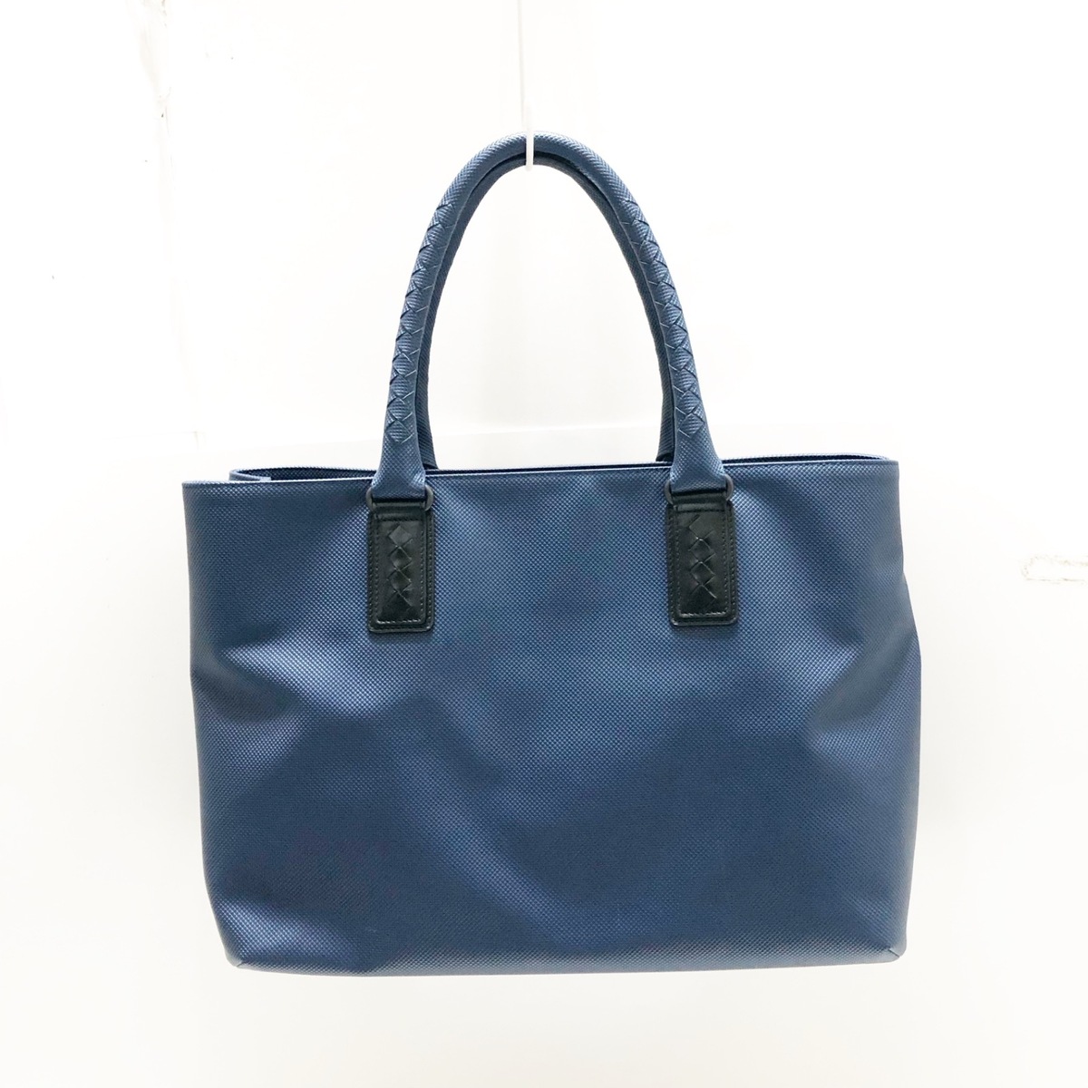 ボッテガヴェネタ/トートバッグ/マルコポーロ/ブルー×黒/PVC(塩化