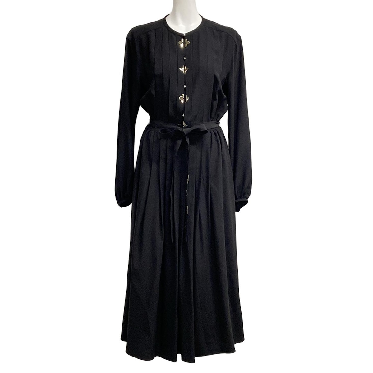 ルイヴィトン/ワンピース/黒×ゴールド/サイズ：34の買取実績【ブラン