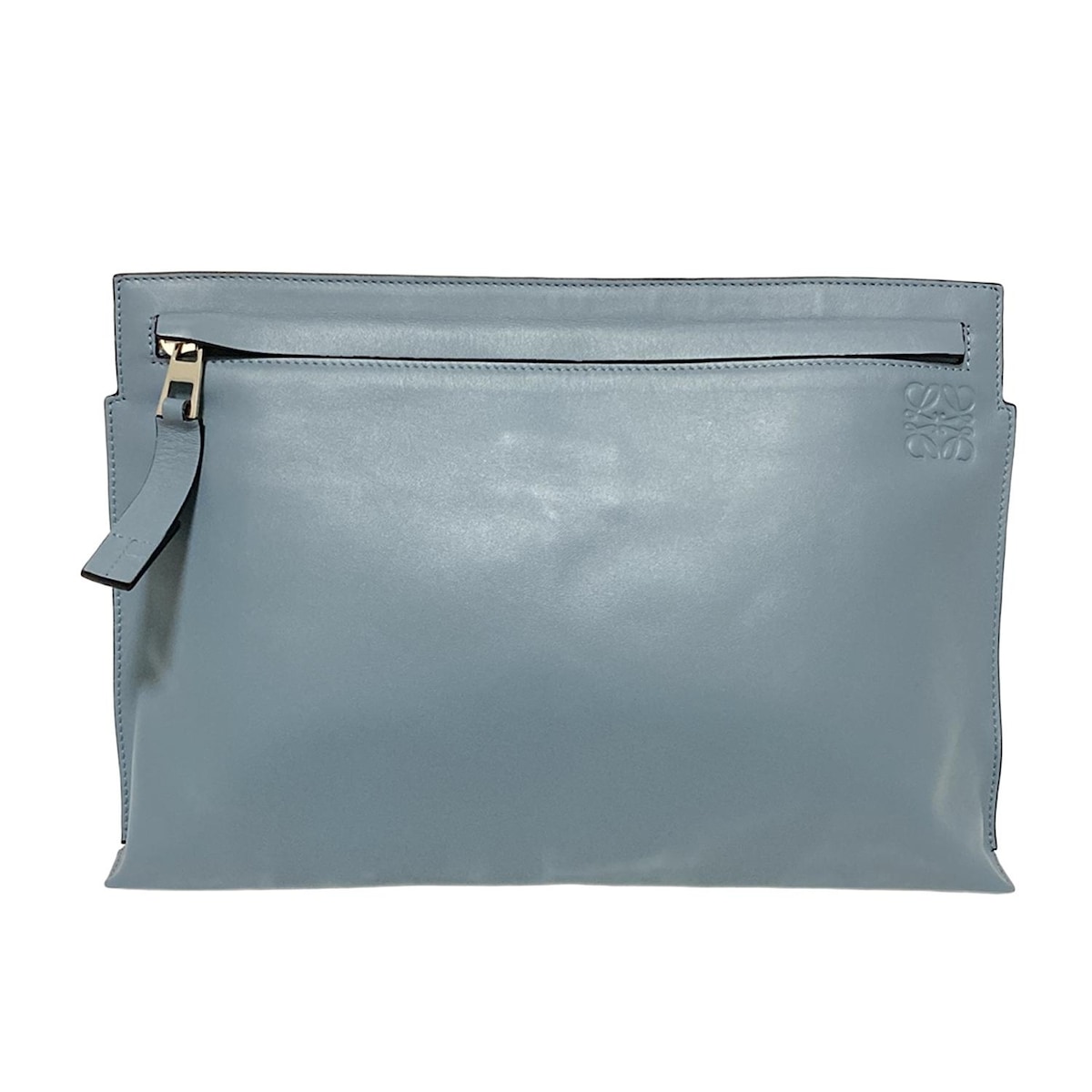 ロエベ/クラッチバッグ/Tポーチ/ブルーグレー/ナッパレザーの買取実績