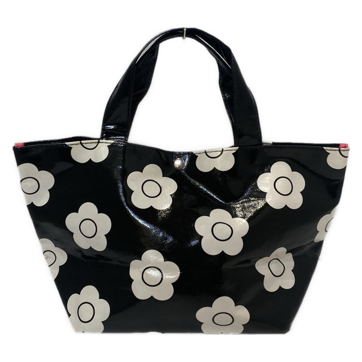 マリークワント/トートバッグ/黒×白/コーティングキャンバスの買取実績