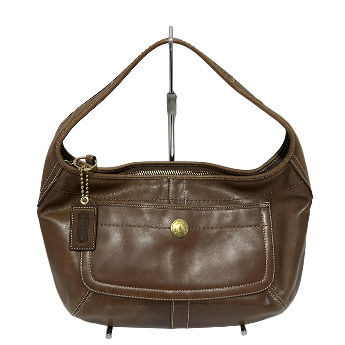 コーチ/ハンドバッグ/エルゴレザーホーボー/ブラウン/レザー/型番