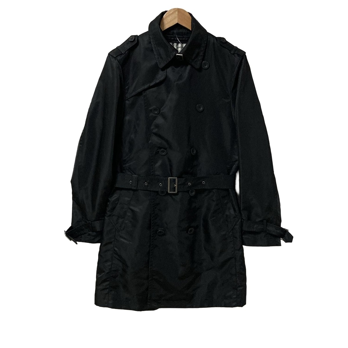 バーバリーブラックレーベル トレンチコート サイズM メンズ - 黒