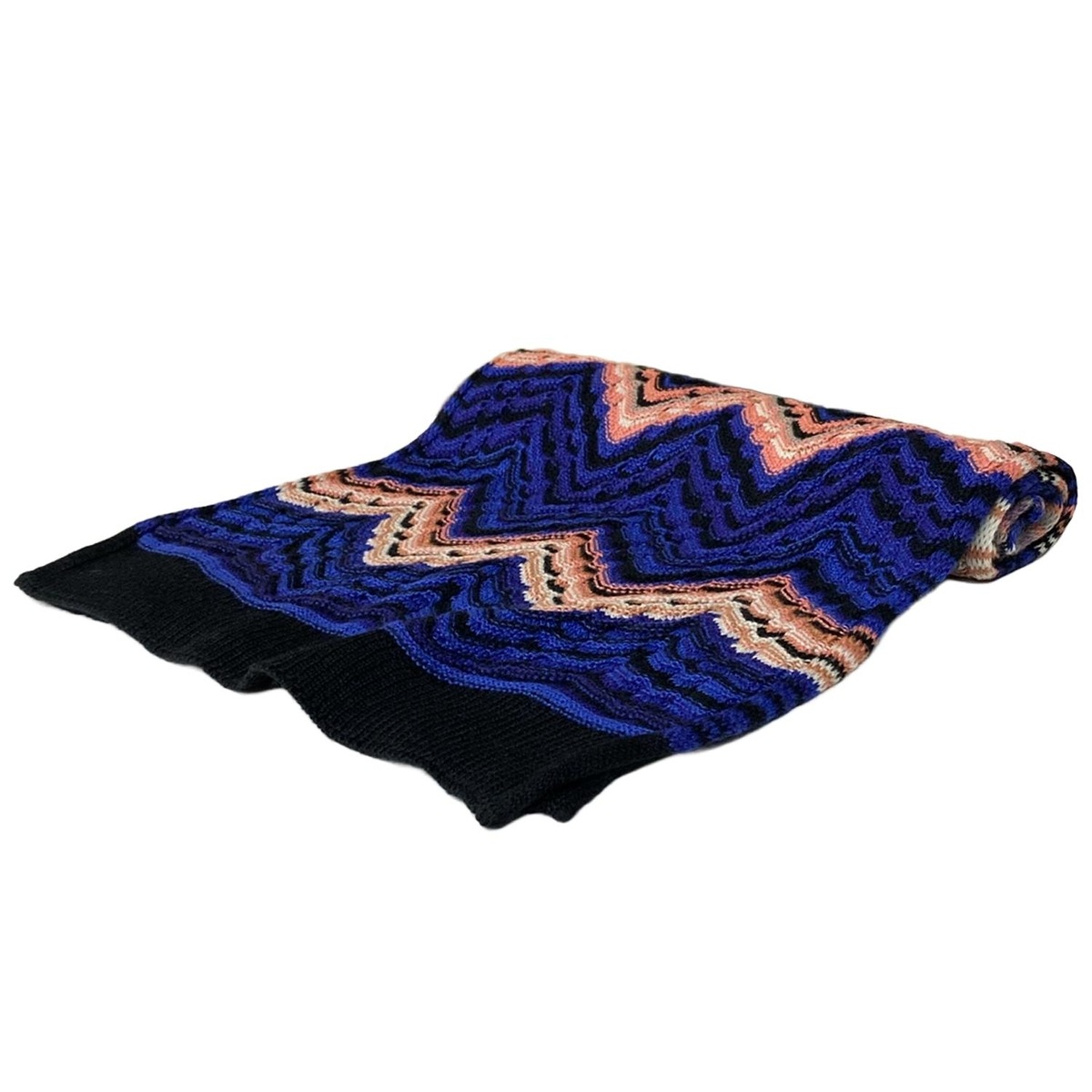 ミッソーニ/マフラー/黒×ブルー×マルチの買取実績【ブランディア】