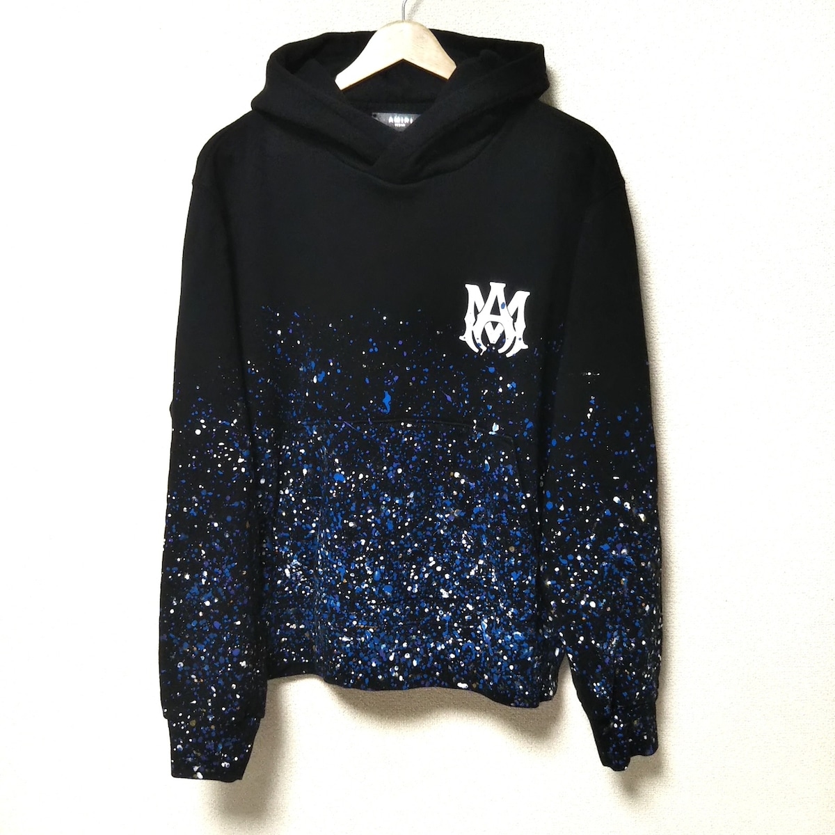 アミリ/パーカー/黒×ブルー×マルチ/サイズ：Uk 38の買取実績【ブラン