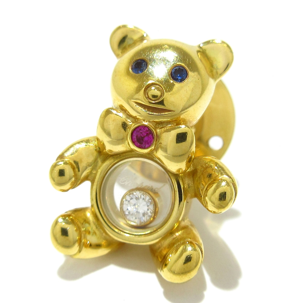 ショパールテディイベアピンブローチ