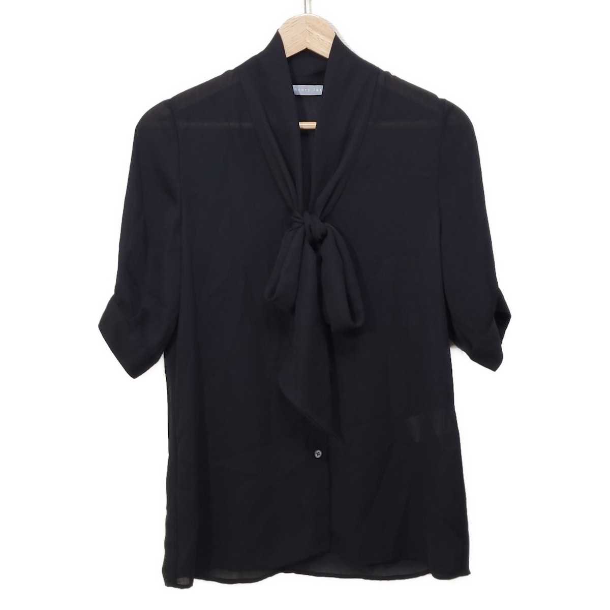 未使用 タグ付き theory luxe 半袖ブラウス 040 未使用 タグ付き