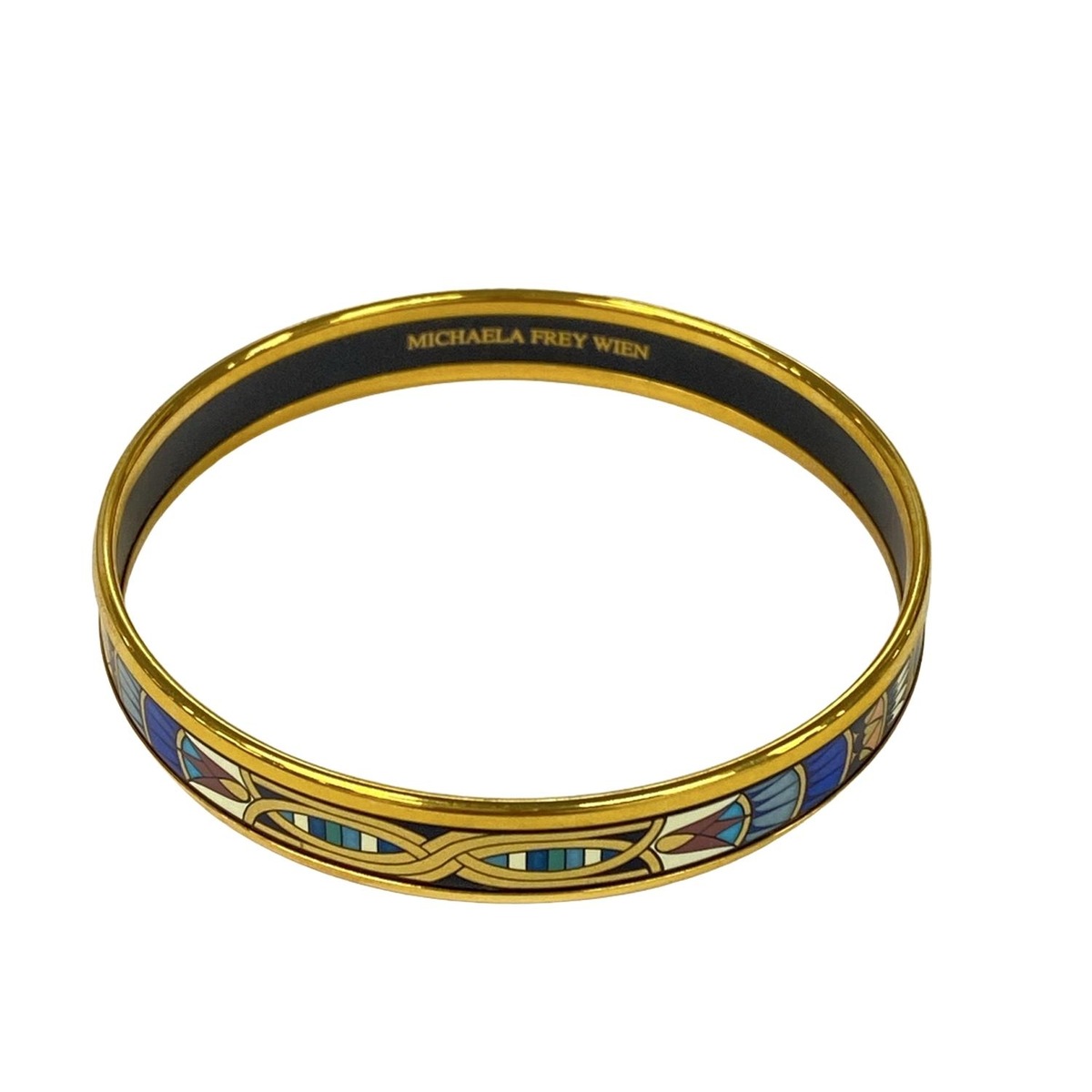 ミカエラフレイ⁄バングル⁄ゴールド×ブルー×マルチの買取実績ブラン