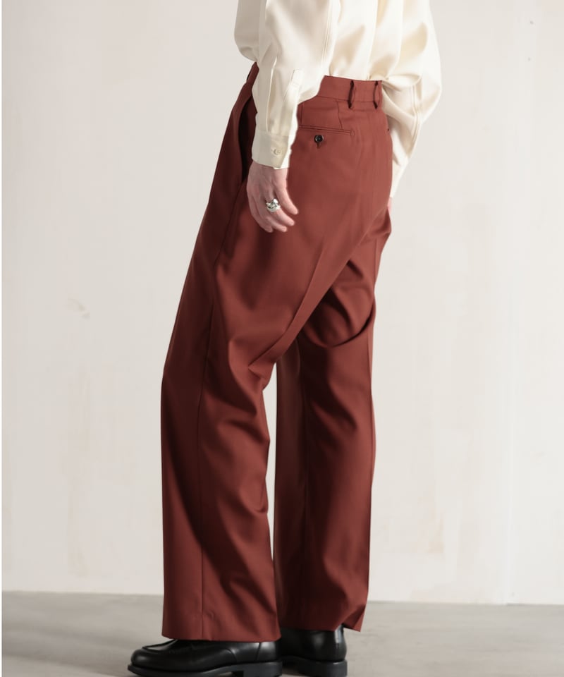 MBハイエンド尾州ウールカラースラックス | MB -there is a reason fo