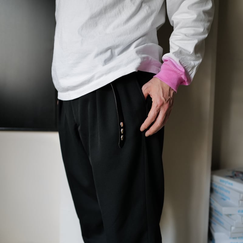 anytee classics] Officer Pants_Black Gabardine