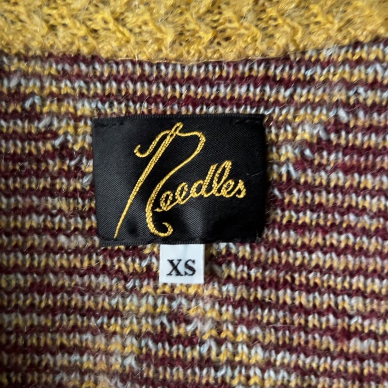 NEEDLES ニードルズ モヘアカーディガン ダイヤ柄 アーガイル